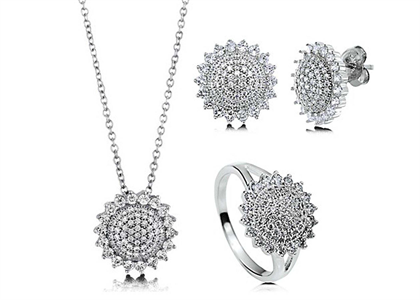 Rhodium Plated | Fashion Pendant Sets